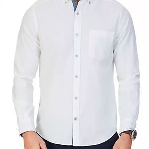 Nautica White Dress Shirt with French Cuffs